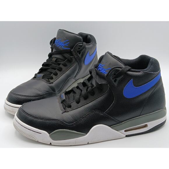 Pre-Loved Nike Flight Legacy Sneakers. Size 11. Black/Blue. main image 4